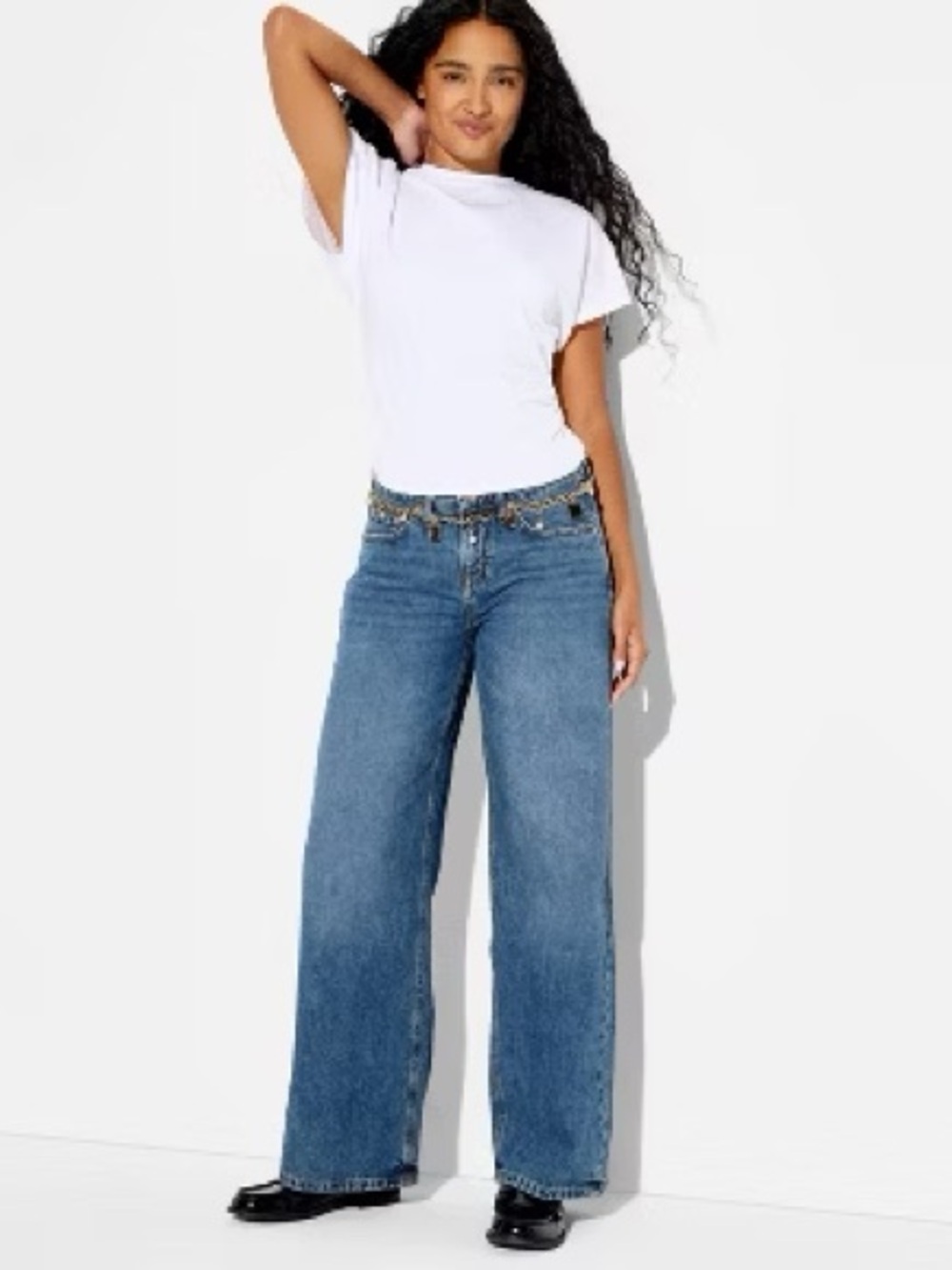 EUC Future Collective Wide Leg Jeans